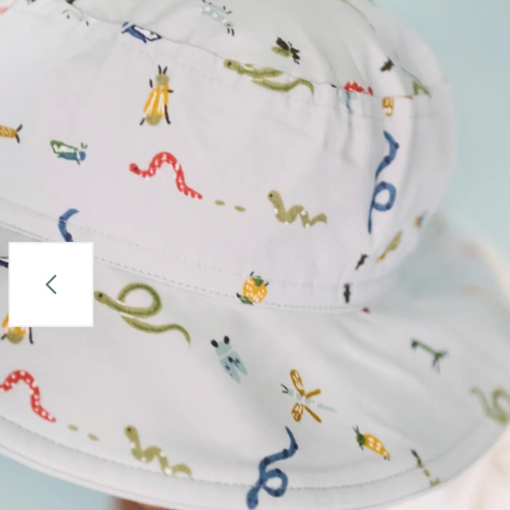 NWOT Baby Pehr Organic Cotton Bucket Hat - Picture 2 of 7